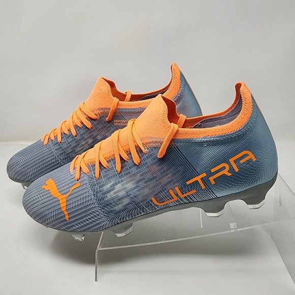 Puma Soccer Cleats Mens 9 Grey Ultra Game Light Speed Match Shoes main image 8